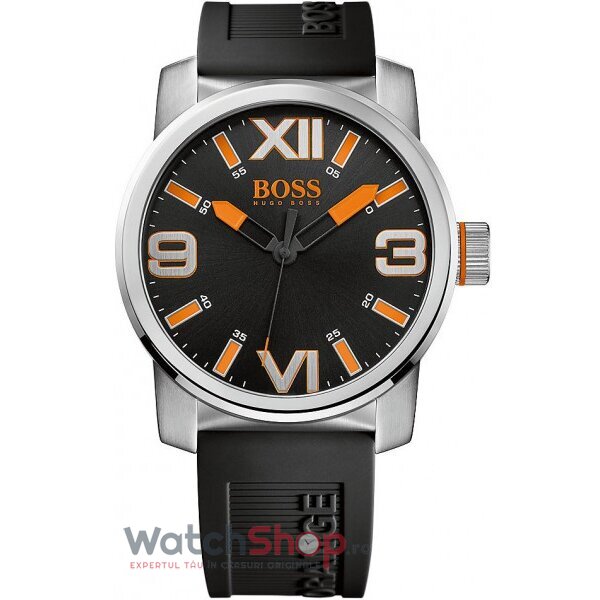 Ceas Barbatesc Fashion Hugo Boss ORANGE 1512985 Quartz Negru Rotund cu Comanda Online