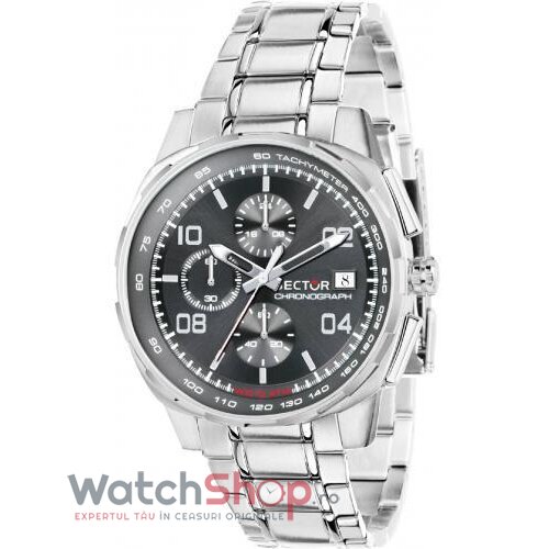 Ceas Barbatesc Fashion Sector 890 R3273803001 Cronograf Quartz Argintiu Rotund cu Comanda Online