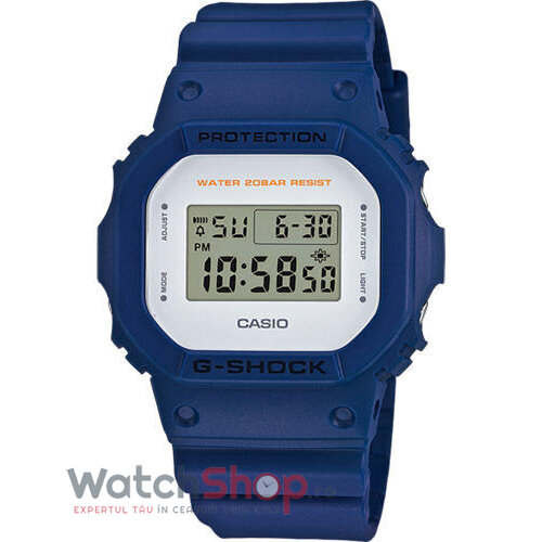 Ceas Barbatesc Sport Casio G-Shock DW-5600M-2 Quartz Albastru Dreptunghiular cu Comanda Online