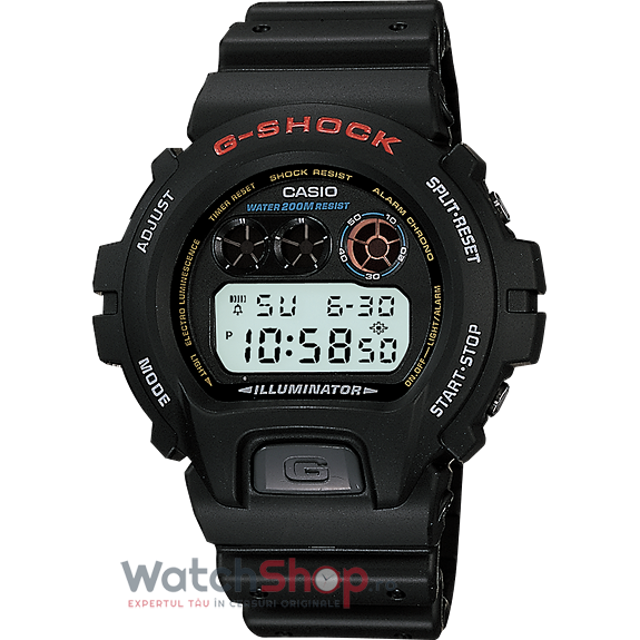 Ceas Barbatesc Sport Casio G-Shock DW6900-1V Quartz Negru Rotund cu Comanda Online