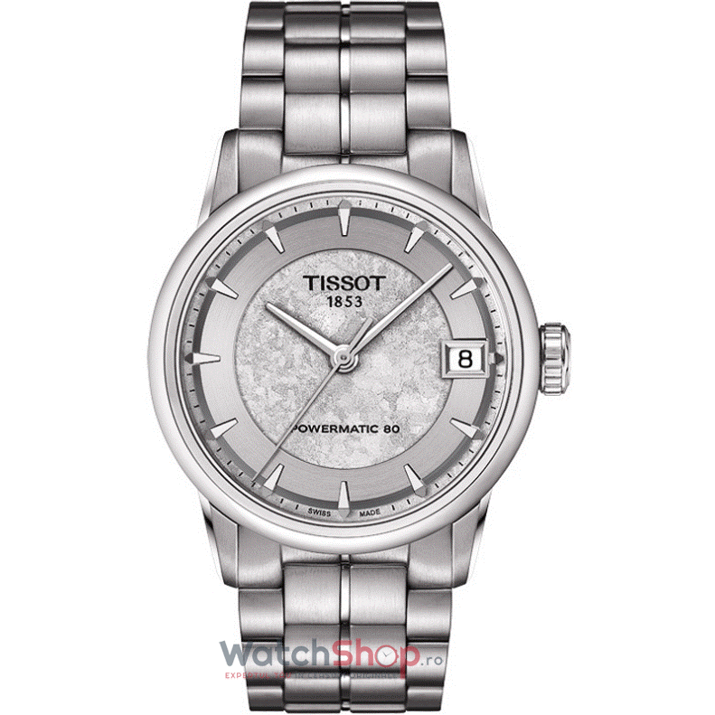 Ceas Casual Dama Tissot SPECIAL COLLECTIONS T086.207.11.031.10 Luxury Jungfraubahn Collection Lady Automatic Gri Rotund cu Comanda Online
