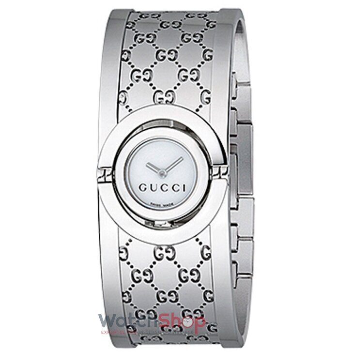 Ceas Dama Elegant Gucci TWIRL YA112510 Quartz Argintiu Rotund cu Comanda Online