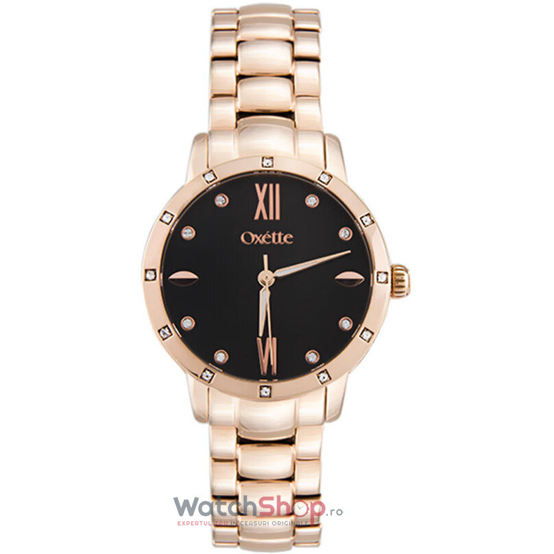 Ceas Dama Elegant OXETTE SENSUAL 11X05-00514 Quartz Aur roz Rotund cu Comanda Online
