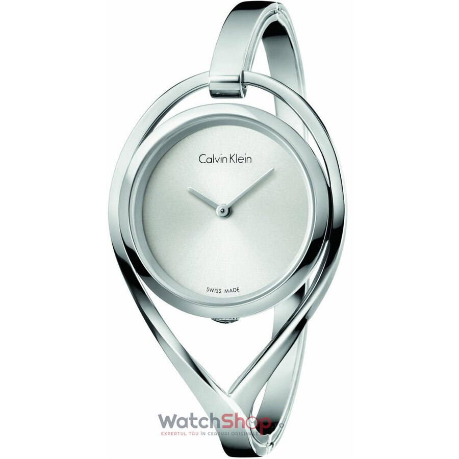 Ceas Dama Fashion CALVIN KLEIN LIGHT K6L2M116 Quartz Argintiu Rotund cu Comanda Online