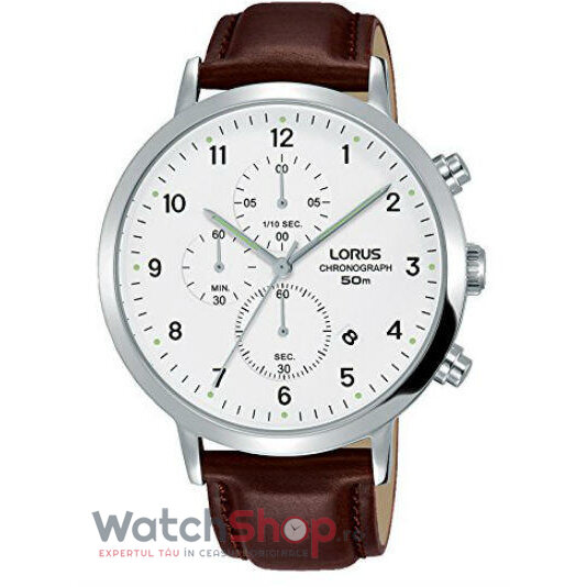 Ceas Elegant Barbatesc Lorus by Seiko DRESS RM317EX-8 Cronograf Quartz Maro Rotund cu Comanda Online
