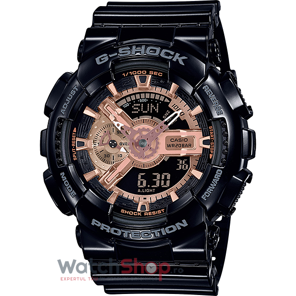 Ceas Sport Barbatesc Casio G-Shock GA-110MMC-1AER Quartz Negru Rotund cu Comanda Online