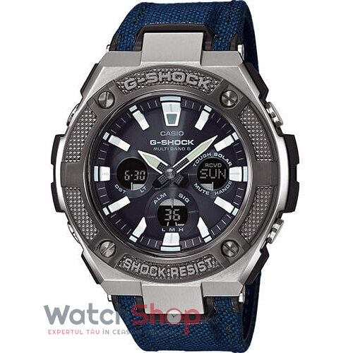 Ceas Sport Barbatesc Casio G-Shock GST-W330AC-2AER Quartz Albastru Rotund cu Comanda Online