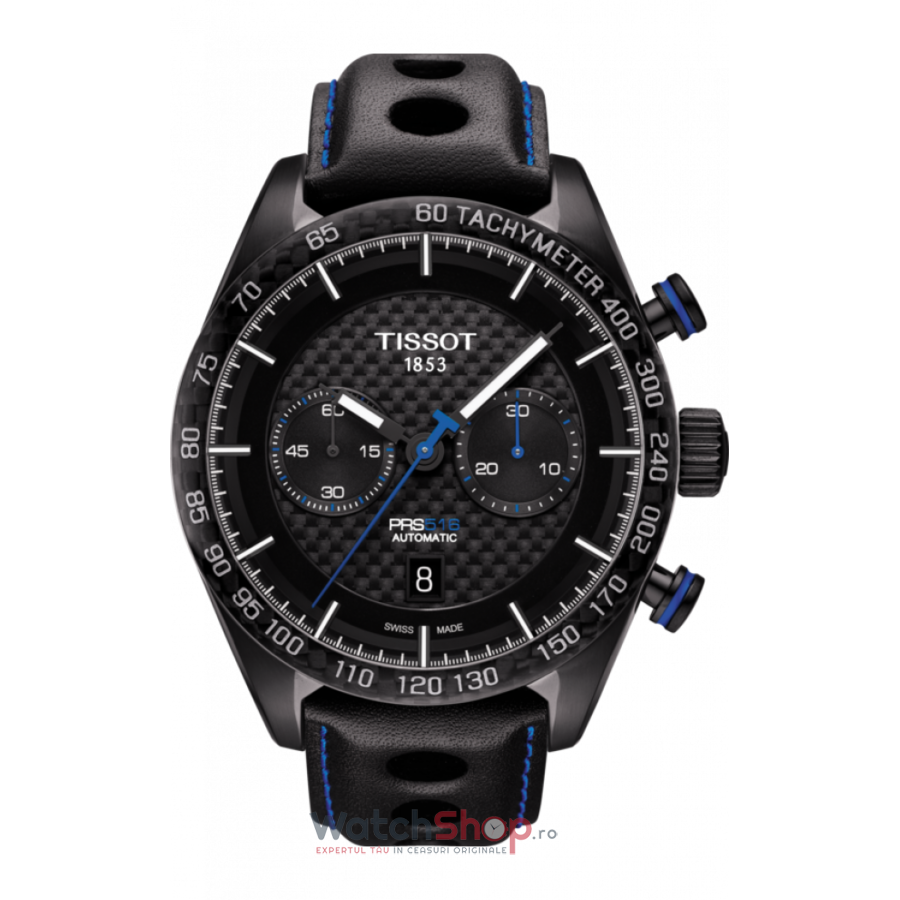 Ceas Sport Barbatesc Tissot T-SPORT PRS 516 T100.427.36.201.00 Cronograf Automatic Negru Rotund cu Comanda Online