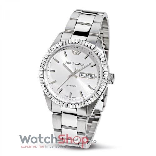 Ceas de Lux Barbatesc Philip Watch CARIBE R8223597007 Automatic Argintiu Rotund cu Comanda Online